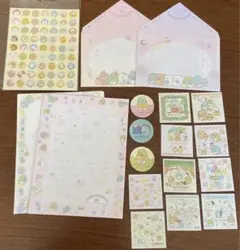 すみっコぐらしのレターセットとシール