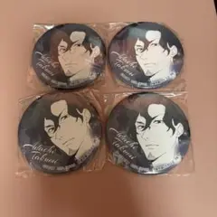 スケートリーディング☆スターズ 缶バッジ 安達拓海 4点セット