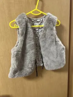 ベージュ ファー ベビーアウター 90~100