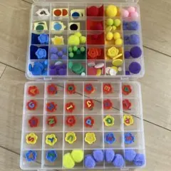 【ケース付】アルファベット　おはじき　色　知育　モンテッソーリ　保育　子供のサムネイル