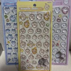ボンボンドロップシール【正規品】ちいかわ　ハチワレ　うさぎ　3点セット