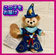 ダッフィー&フレンズ　ダッフィー　ぬいぐるみバッジ　復刻版　魔法使いの弟子