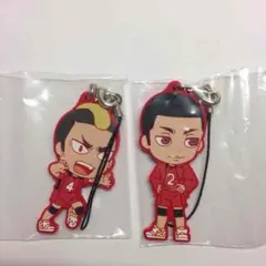 ハイキューラバーストラップ 山本、海セット