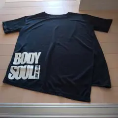 G-FIT☆アシメ Tシャツ フィットネス トップス 黒のサムネイル