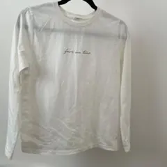 CINEMA CLUB ホワイト長袖Tシャツ Mサイズのサムネイル