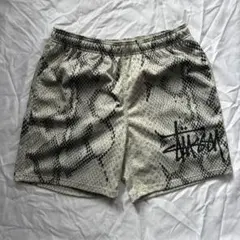 未使用品 STUSSY MESH SHORT BASIC SNAKE MESH SHORT BASIC SNAKE | Parallel