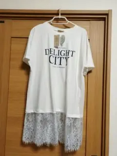 サマンサモスモス Tシャツ 裾レース 接触冷感のサムネイル