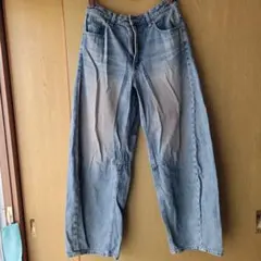 GU バレルレッグジーンズ 67BLUE Lサイズ