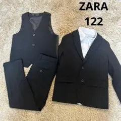 ZARA ザラ　フォーマルスーツセット　120 ブラック　ラメ