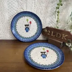 ツェラミカ☆2点セット☆ハンドメイド☆食器☆小皿☆ ツェラミカ☆2点セット☆ハンドメイド☆食器☆小皿☆ ツェラミカ☆2点