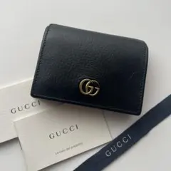 82 美品 GUCCI グッチ マーモント 2つ折り財布