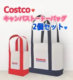 新品未使用　 キャンバス　トートーバッグ大小2個セットのサムネイル