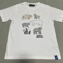 KRIFF MAYER アニマルプリント Tシャツ ホワイト 160のサムネイル