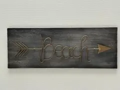 木製サインボード Beach インテリアのサムネイル