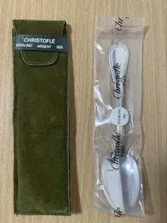 【銀製】Christofle マルメゾン スターリングシルバー ティースプーンのサムネイル