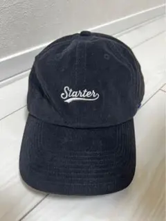 Starter ブラック　コーデュロイキャップ