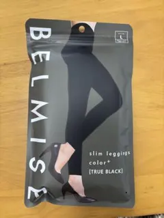 BELMISE スリムレギンス L TRUE BLACK