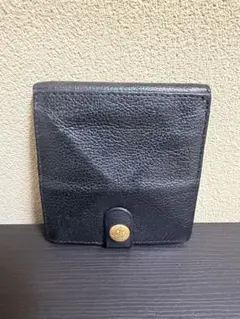 黒レザー イルビゾンテ　二つ折り財布