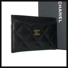 CHANEL ブラックレザー 二つ折り財布ノベルティ - メルカリ