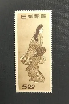 2455 銭位切手 1948年 有名な人気切手 切手趣味週間 見返り美人 - メルカリ