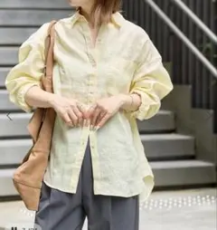 relume リネンオーバーサイズシャツ　25ss