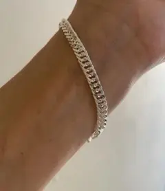 ブレスレット　シルバー925 6mm 19cm 喜平　ユニセックス　チェーンのサムネイル