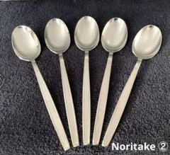 Noritake ステンレス スプーン 5本セット②のサムネイル