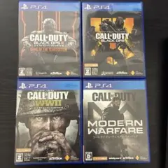 PS4 コールオブデューティcod bo3 4 モダン　ww2 ブラックオプス
