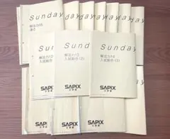 SAPIX サピックス 小6 算数 解法力シリーズ 全14回通年フルセット サピックスSS 算数解法力講座01-14 14冊セット - メルカリ