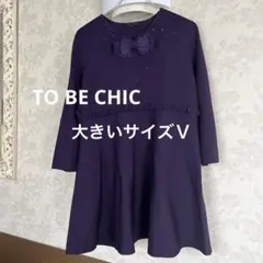 美品　大きいサイズⅤ トゥービーシック　ニットチュニック