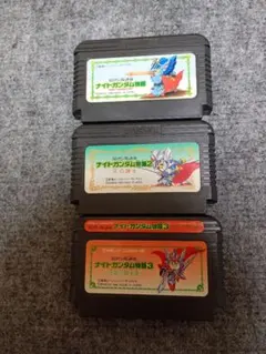 レア！レトロファミコン！バンダイ　SDガンダム外伝　ナイトガンダム物語+2+3
