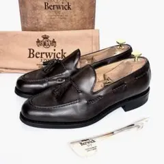 極美品✨ バーウィック タッセルローファー 4340 ダークグレー UK8.5のサムネイル
