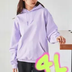 新品♦値下げしました♦✨ギルダン✨♦裏起毛　スウェットパーカー♦ライトパープル