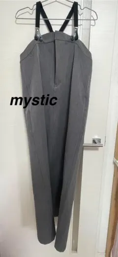 mystic サロペット グレー オールインワン