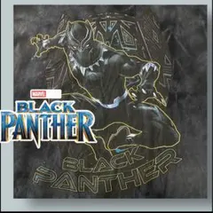 【希少】MARVEL ブラックパンサー Tシャツ ダークグレー　ダイダイ染め