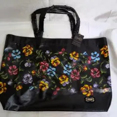 ✿FEILERフェイラー 花柄ナイロン トートバッグ未使用保管品ジャンク品✿