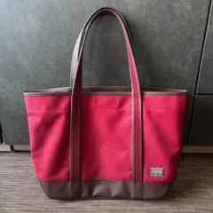 PORTER ガール トートバッグ レッド×ブラウン 吉田カバン