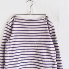 【Bshop取扱】ORCIVAL フレンチバスクシャツ ラベンダー