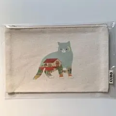 ハンドメイド おしゃれ 猫 ポーチ