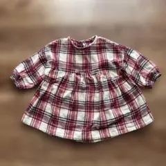 ZARA Babyチェック柄 ワンピース 12-18ヶ月　86センチ　ベビー服