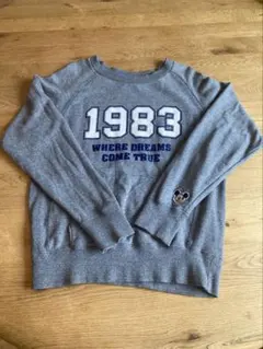 東京ディズニーリゾート 1983ロゴ スウェット グレー M