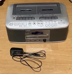 未使用】 アイワ aiwa CDラジオカセットレコーダー ゴールド 取扱説明