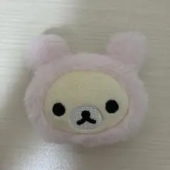 【うさぎ ピンク】コリラックマ ぬいぐるみバッジコレクション