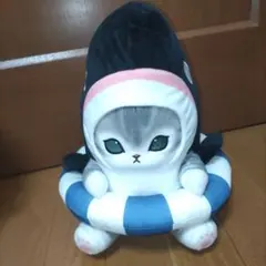 モフサンド　BIGぬいぐるみ　浮き輪でエンジョイ