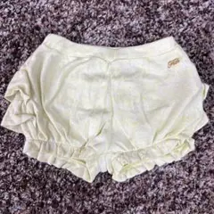Fith フリル付きイエローショートパンツ　70-80cm