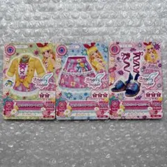 アイカツ 花柄アクア レッドストライプリボンアクセ 星宮いちご 三ノ輪