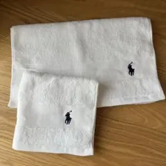 ラルフローレン タオルセット Ralph Lauren ホワイト 未使用・保管品