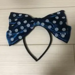 ディズニー　カチューシャ　[ミニー] ベロア素材