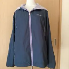 レディース　Kaepa ボア　フード付き　ウィンドブレーカー ジャンパー　L