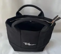 ロンハーマン　BLACKトートバッグジッパー付き